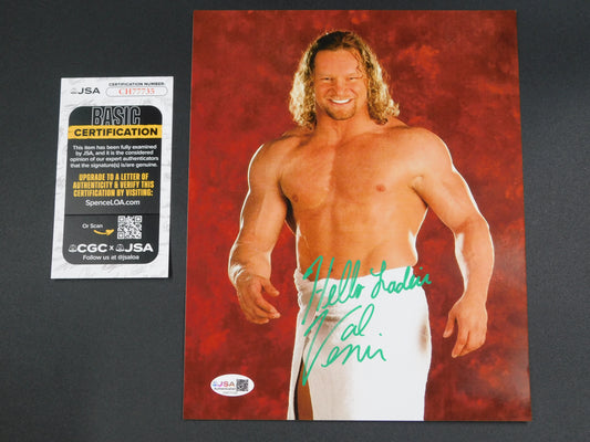 Val Venis  / Autographed Inscribed 8x10 Photo JSA COA WWE