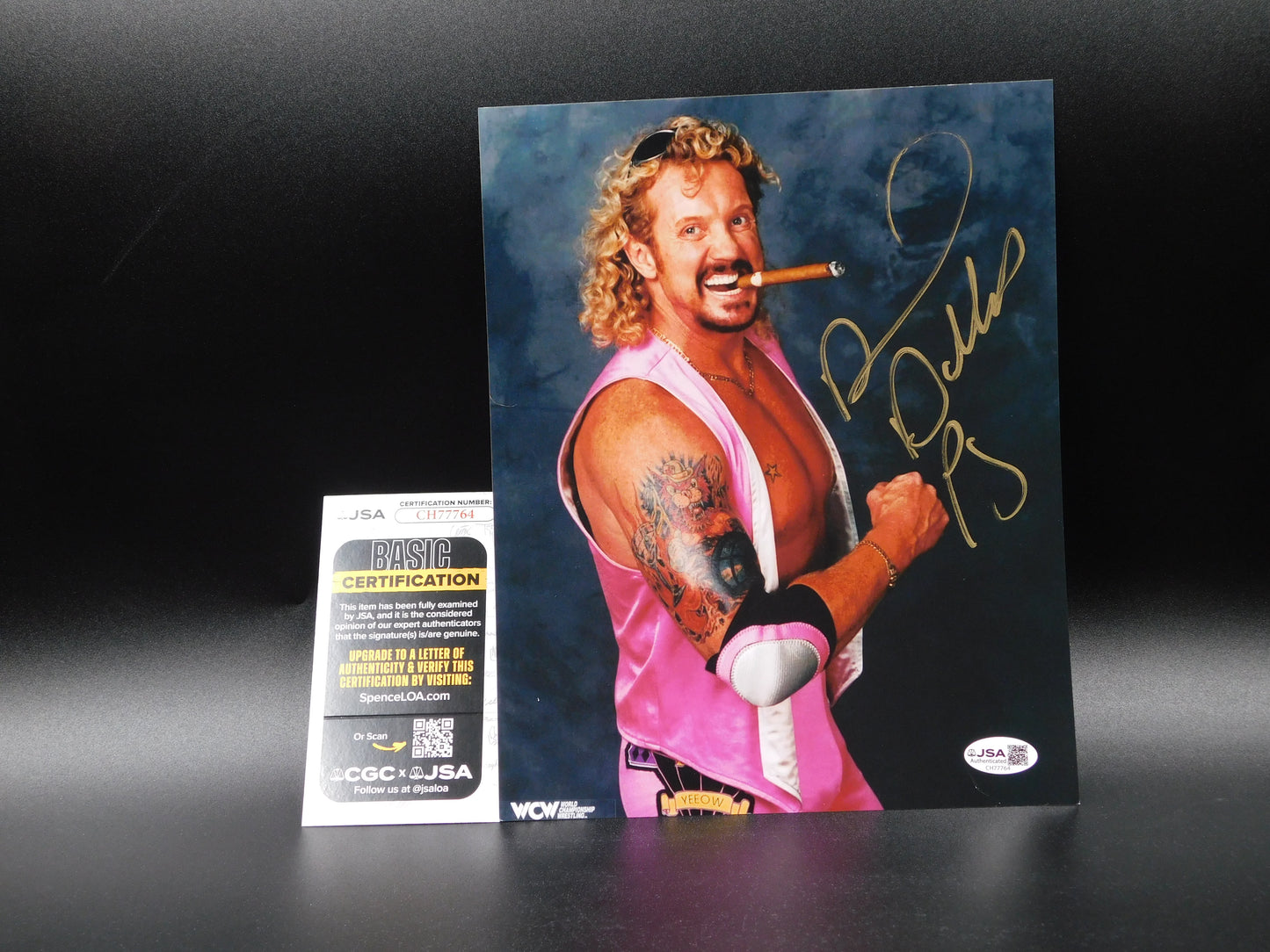 Diamond Dallas Paige / Autographed 8x10 Photo JSA COA WWE