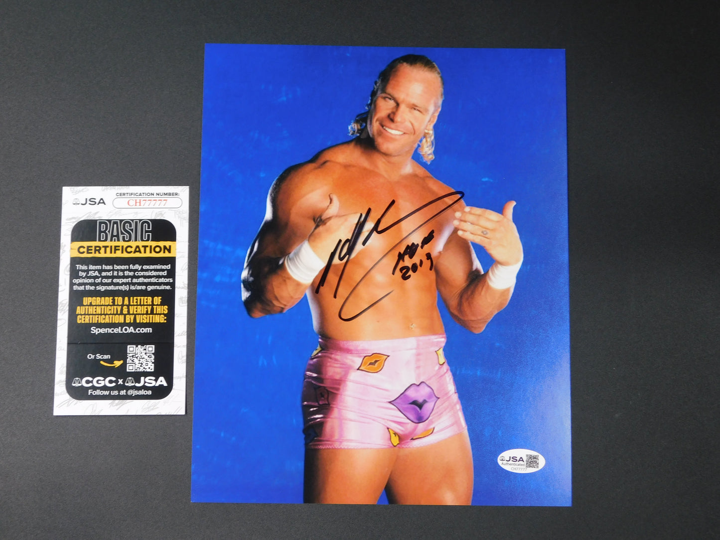 Billy Gunn / Autographed 8x10 Photo JSA COA WWE