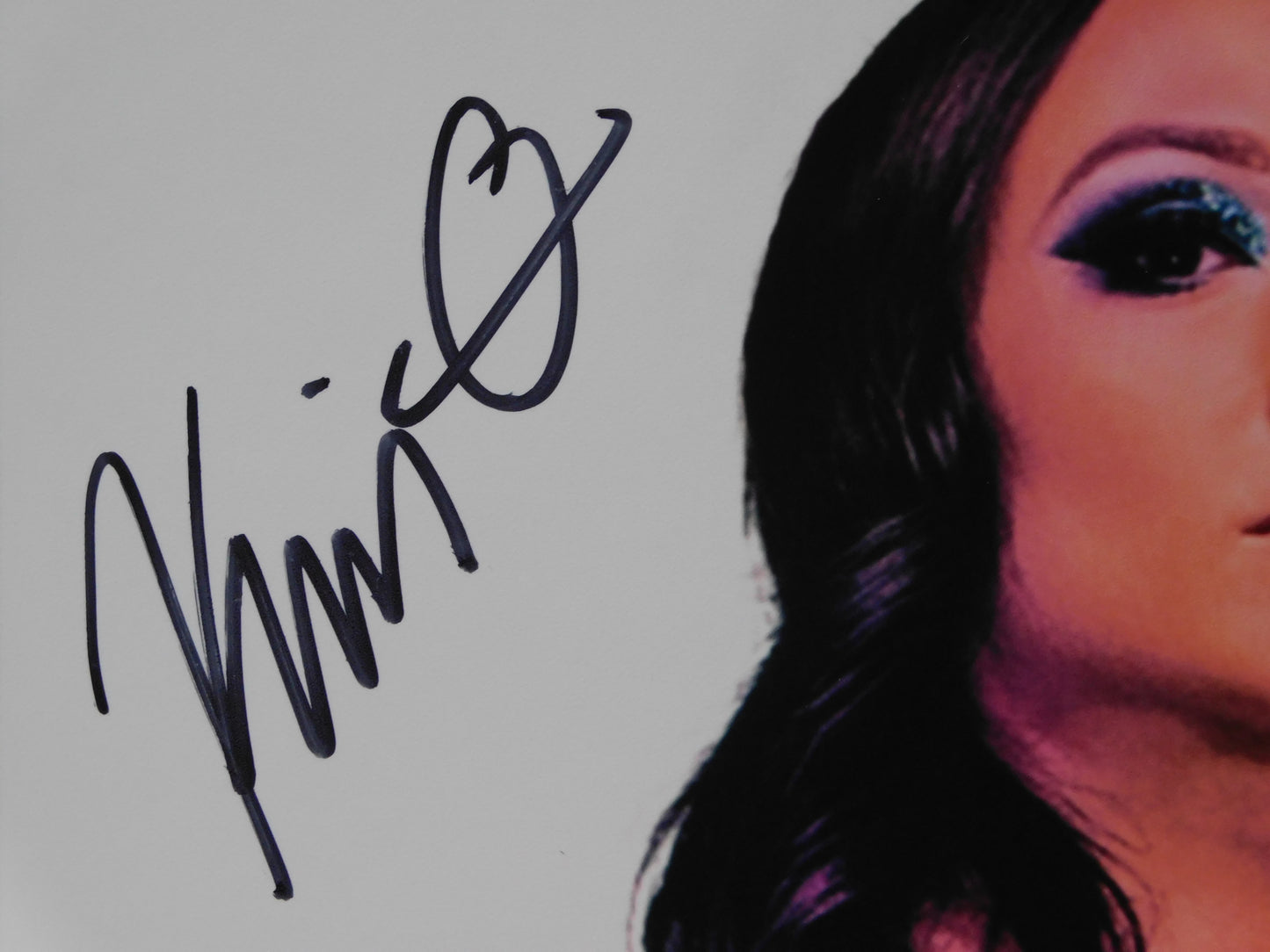 Kris Statlander / Autographed 8x10 Photo JSA COA WWE