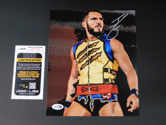 Johnny Gargano / Autographed 8x10 Photo JSA COA WWE