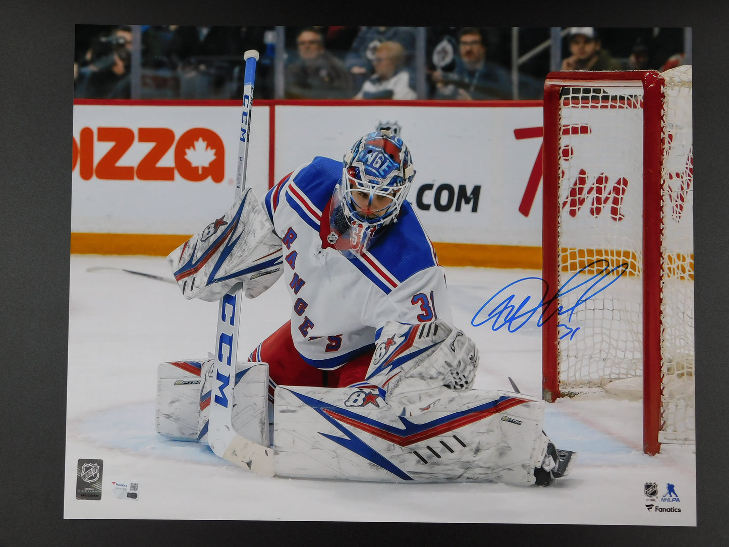 Igor Shesterkin Signed Autographed 16x20 Photo New York Rangers NYR Fanatics COA