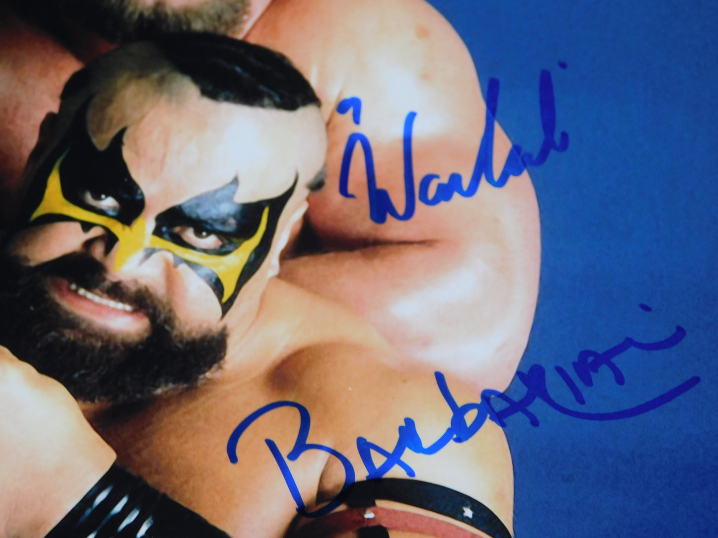 Warlord/Barbarian / Autographed 8x10 Photo JSA COA WWE WWF