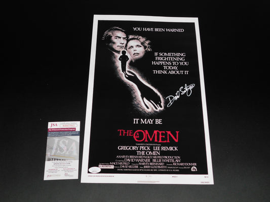 David Seltzer Signed / Autographed The Omen 11x17 Movie Poster JSA COA Author