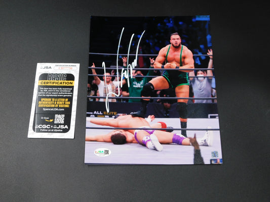 Wardlow / Autographed 8x10 Photo JSA COA WWE