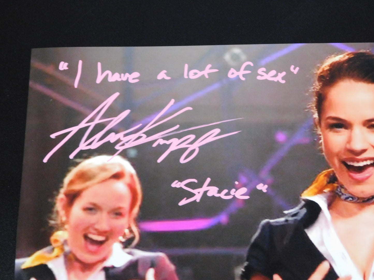 Alexis Knapp Signed / Autographed Stacie Pitch Perfect 11x14 Photo Inscribed JSA COA (A)