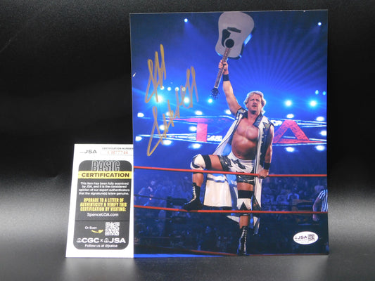 Jeff Jarrett / Autographed 8x10 Photo JSA COA WWE