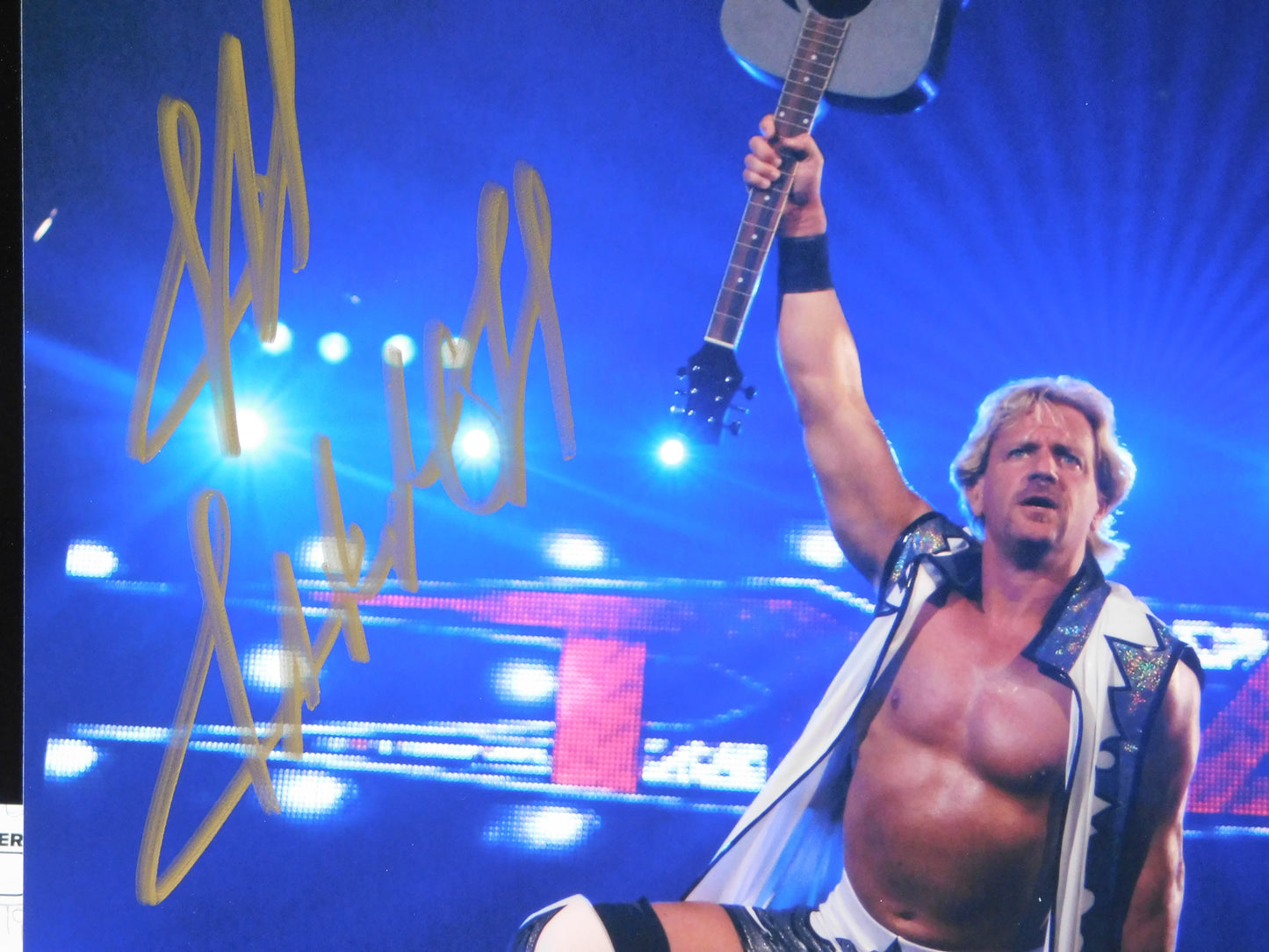 Jeff Jarrett / Autographed 8x10 Photo JSA COA WWE