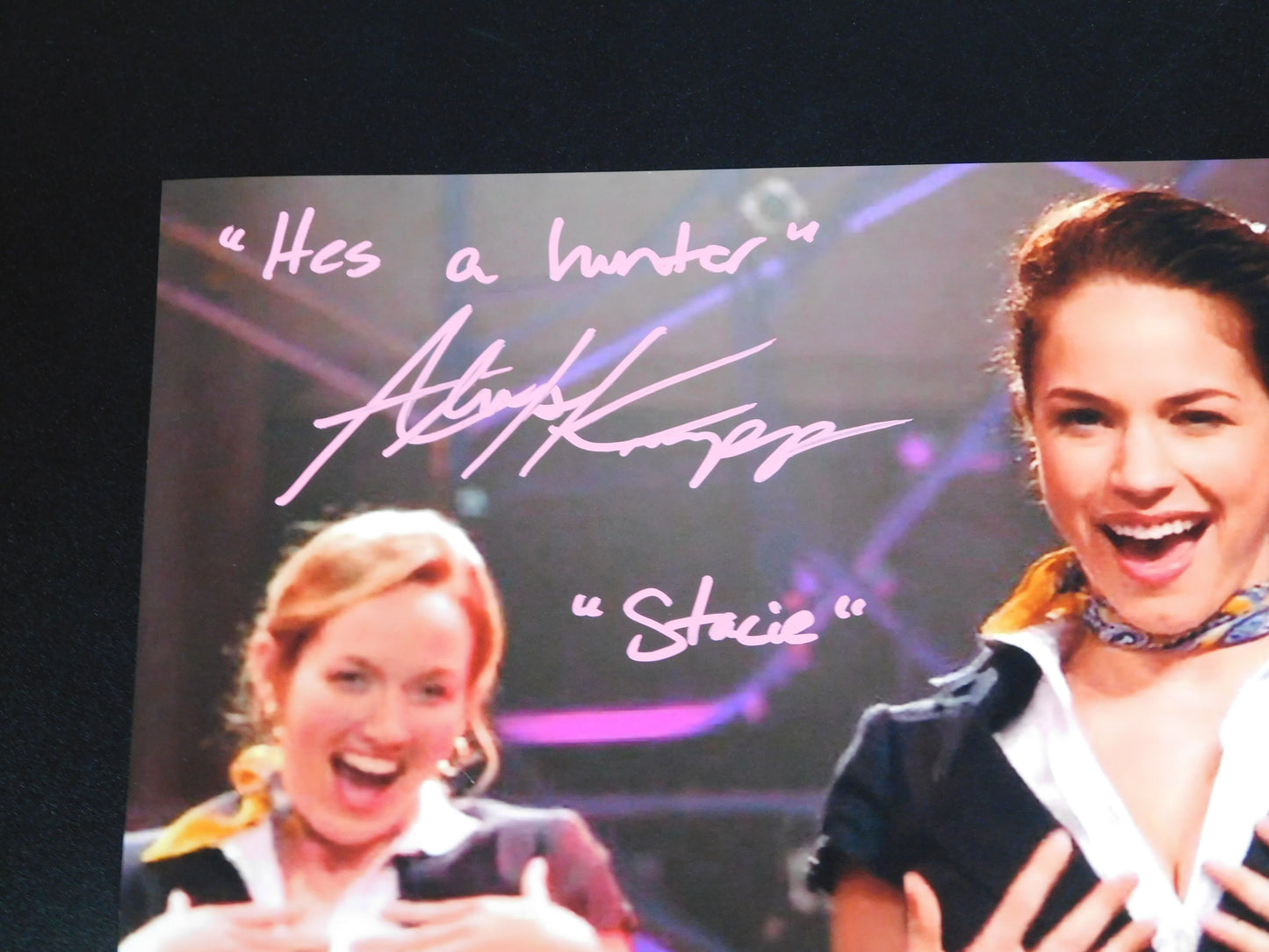 Alexis Knapp Signed / Autographed Stacie Pitch Perfect 11x14 Photo Inscribed JSA COA (C)