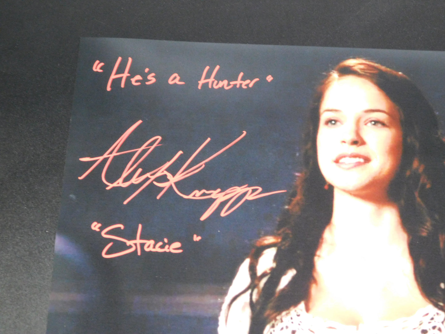 Alexis Knapp Signed / Autographed Stacie Pitch Perfect 11x14 Audition Photo Inscribed JSA COA (A)