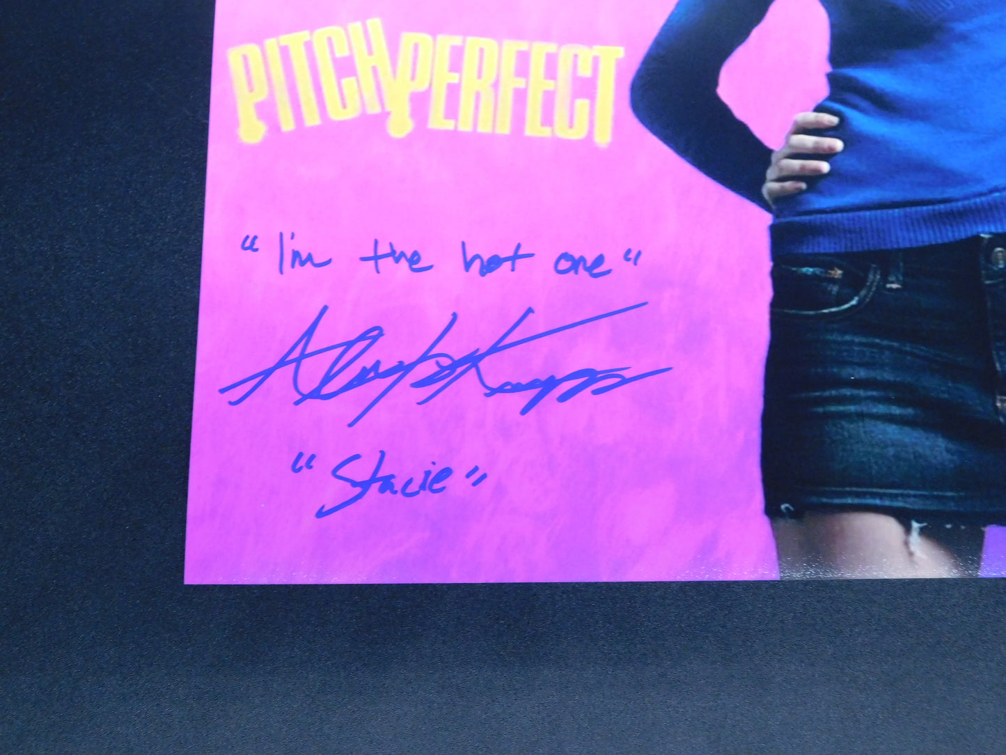 Alexis Knapp Signed / Autographed Stacie Pitch Perfect 11x14 Sexy Soprano Photo Inscribed JSA COA (B)