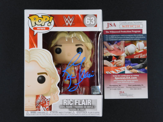 Ric Flair Signed Autographed Vinyl Funko Pop! 63 WWE WWF Wrestling JSA COA