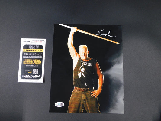 Sandman / Autographed 8x10 Photo JSA COA WWE
