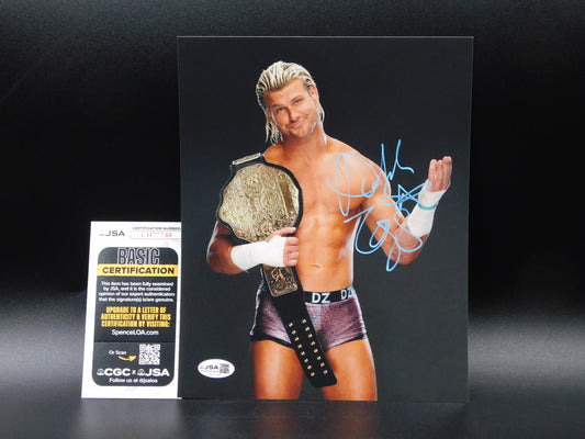 Dolph Ziggler / Autographed 8x10 Photo JSA COA WWE