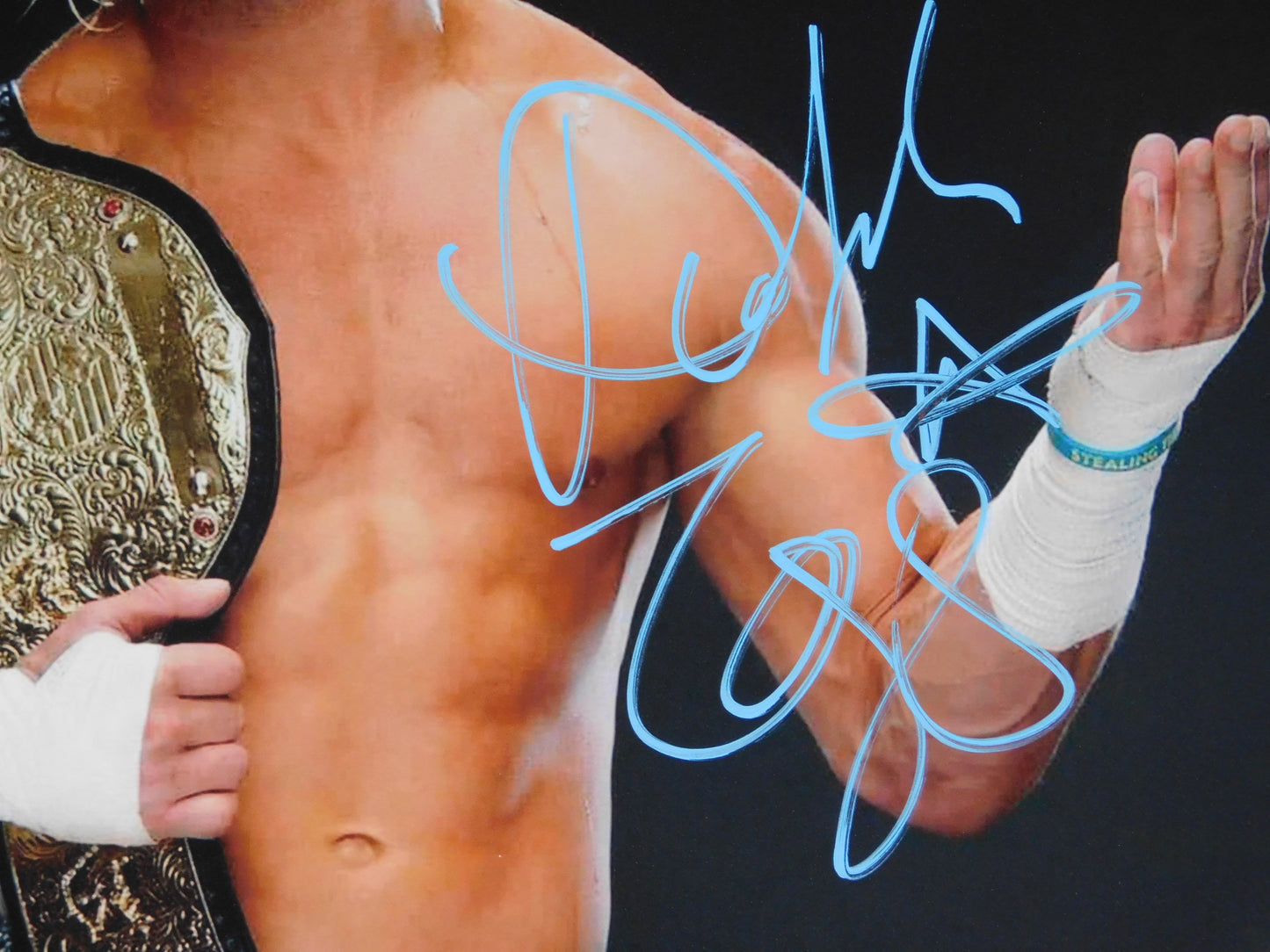 Dolph Ziggler / Autographed 8x10 Photo JSA COA WWE
