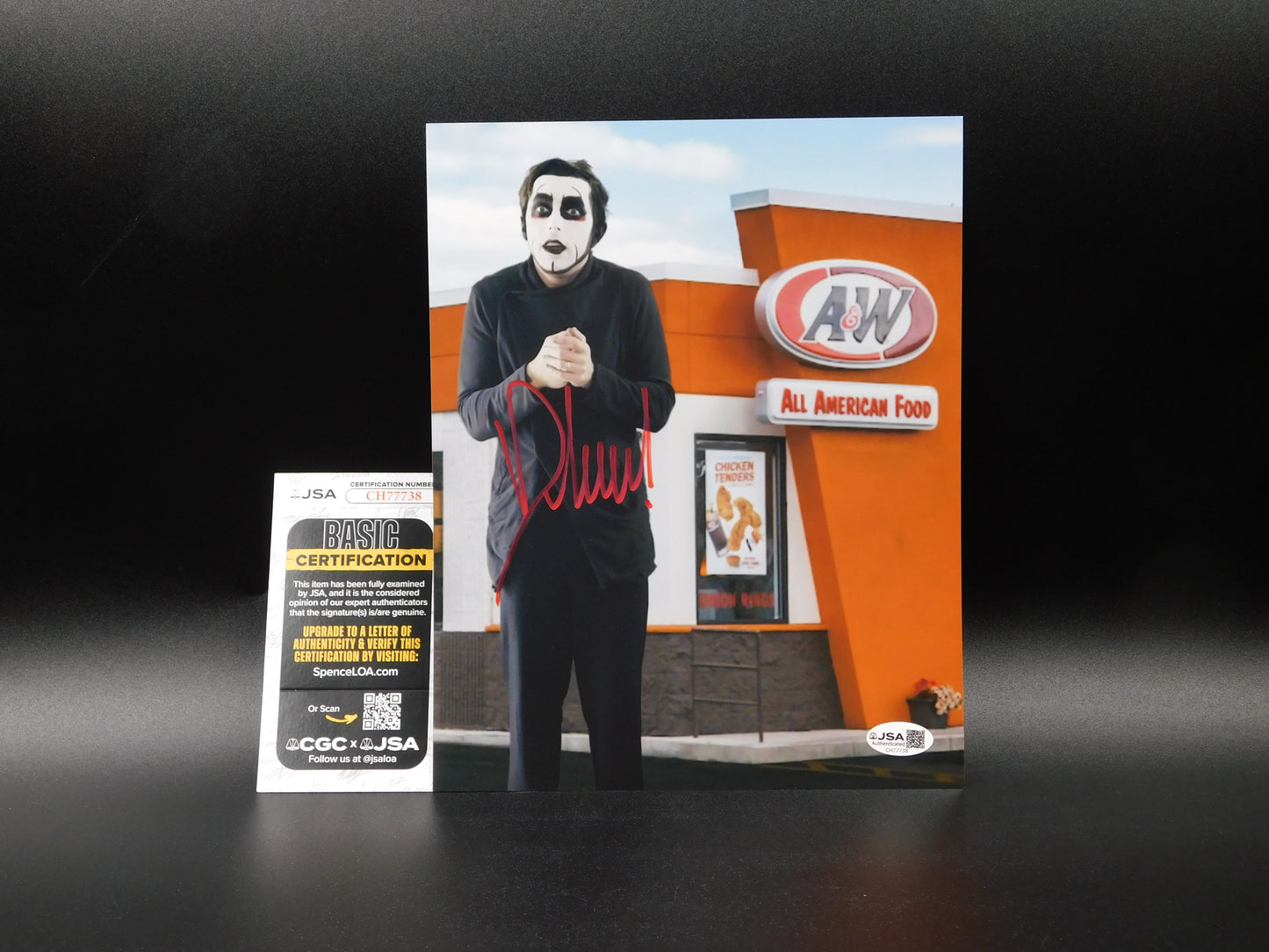 Danhausen/ Autographed 8x10 Photo JSA COA WWE