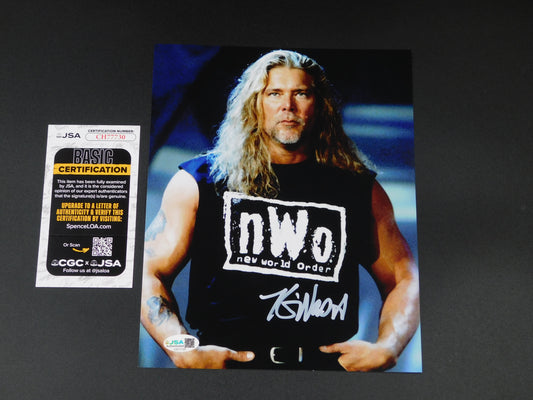 Kevin Nash / Autographed 8x10 Photo JSA COA WWE