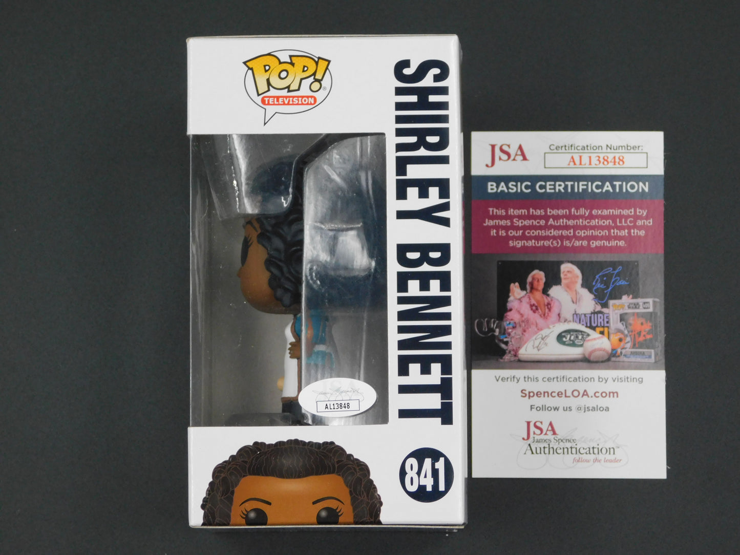 Yvette Nicole Brown Signed Autographed Vinyl Funko Pop 841 Shirley Bennett Community JSA COA