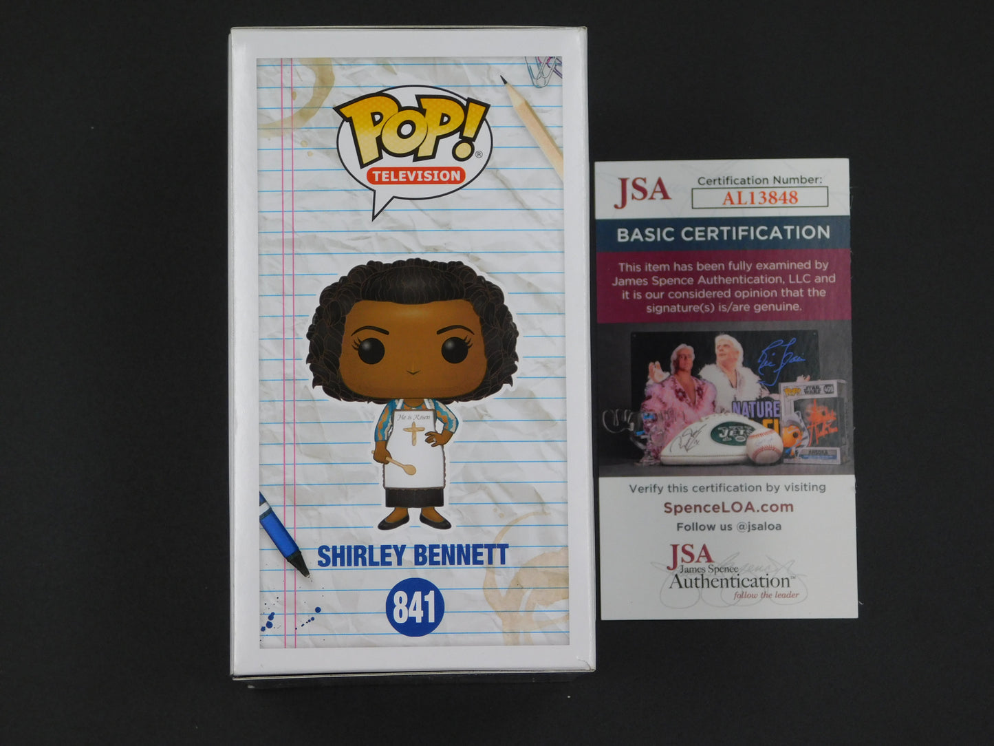 Yvette Nicole Brown Signed Autographed Vinyl Funko Pop 841 Shirley Bennett Community JSA COA