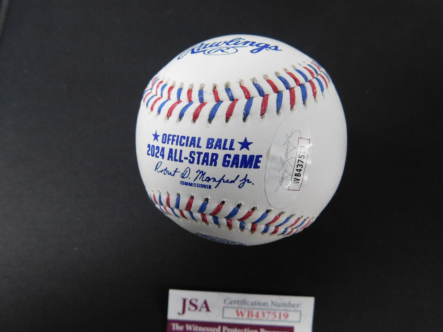 Steven Kwan Signed 2024 All Star Game Official Major League Baseball Guardians Star 1st ASG JSA COA