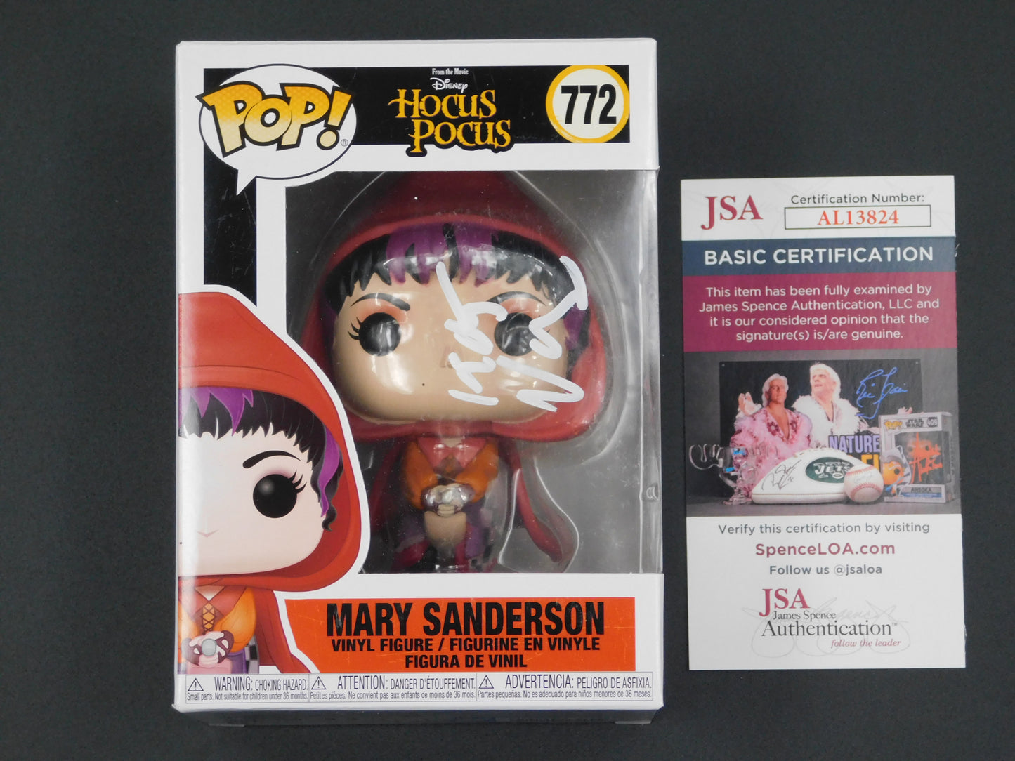 Kathy Najimy Signed Autographed Vinyl Funko Pop! 772 Mary Sanderson Hocus Pocus JSA COA