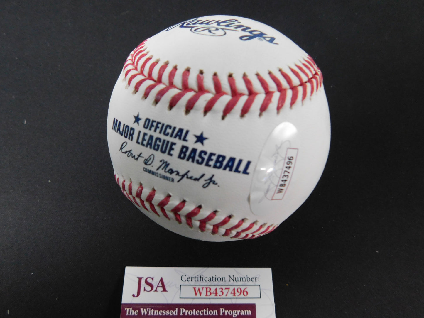 Steven Kwan Signed Official Major League Baseball Inscribed King Kwan JSA COA