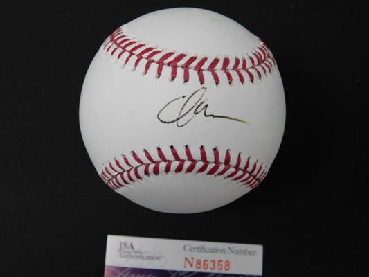 Chris Evans Signed Official Major League Baseball MARVEL CAPTAIN AMERICA JSA COA