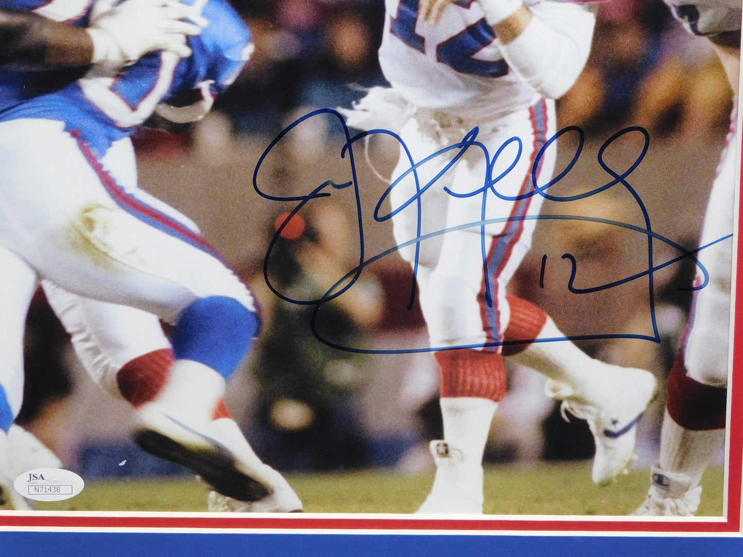 Jim Kelly Signed Autographed Framed 11x14 Photo Buffalo Bills HOF JSA COA
