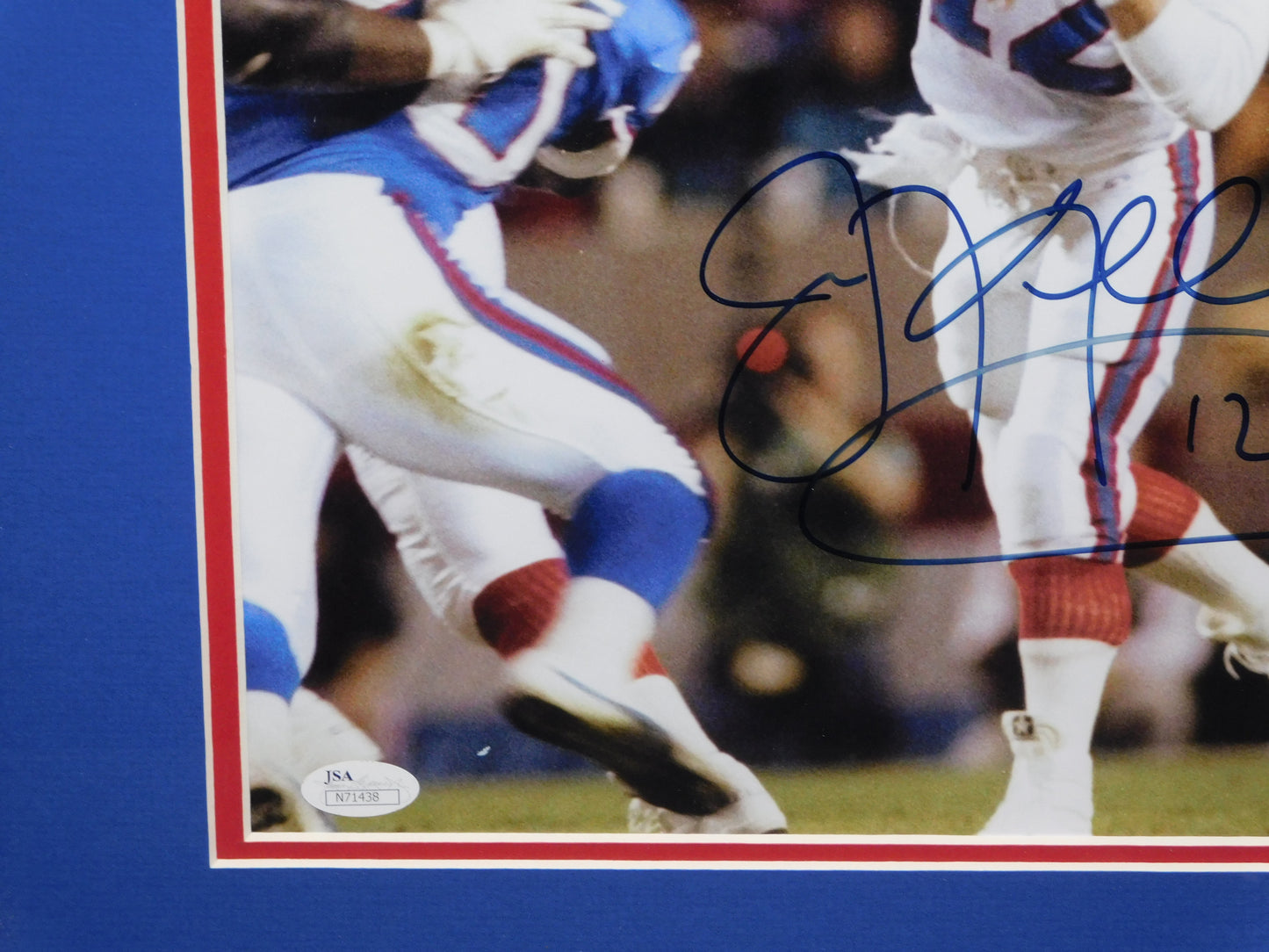 Jim Kelly Signed Autographed Framed 11x14 Photo Buffalo Bills HOF JSA COA