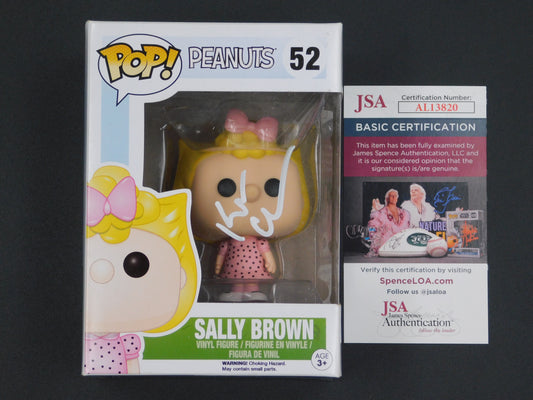 Kristin Chenoweth Signed Auto Vinyl Funko Pop 52 Sally Brown Peanuts Tony Award Winner JSA COA