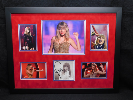 Taylor Swift Signed Autographed Framed TTPD CD Insert Photo The Tortured Poets Department JSA COA A