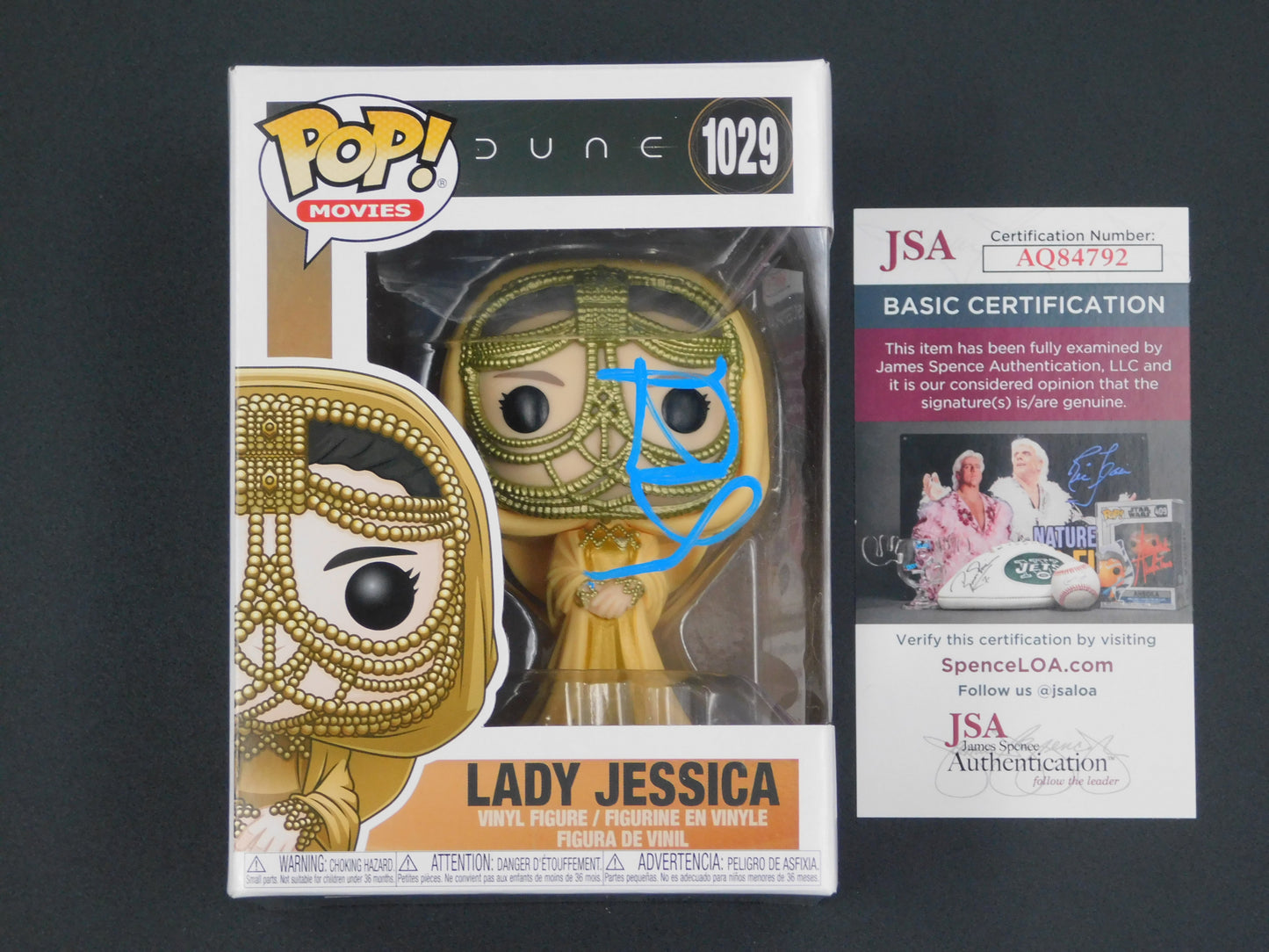 Rebecca Ferguson Signed Autographed Vinyl Funko Pop! 1029 Lady Jessica Dune JSA COA