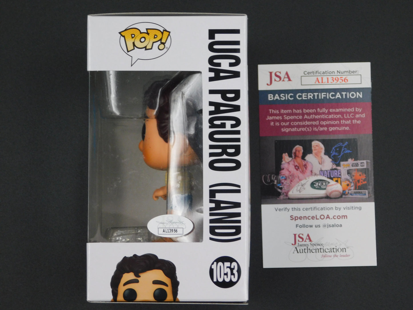 Jacob Tremblay Signed Autographed Vinyl Funko Pop! 1053 Luca Paguro JSA COA