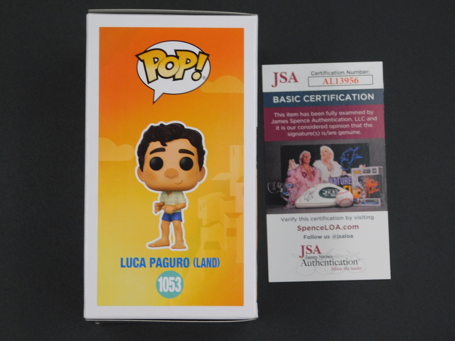 Jacob Tremblay Signed Autographed Vinyl Funko Pop! 1053 Luca Paguro JSA COA