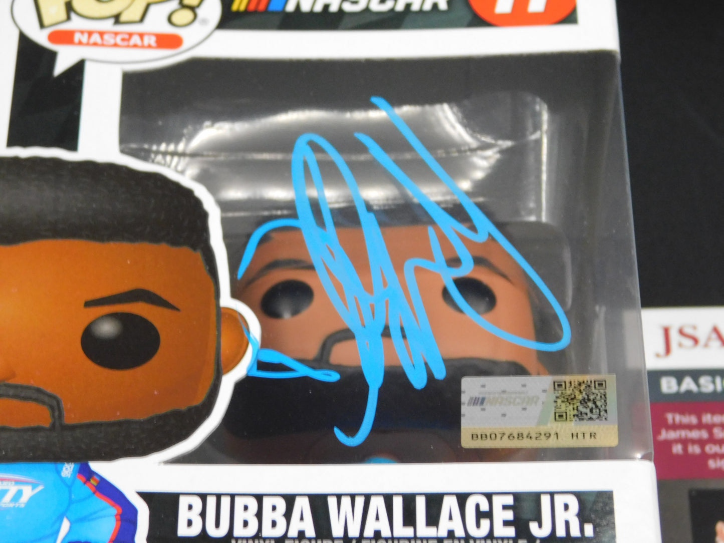 Bubba Wallace Jr. Signed Autographed Vinyl Funko Pop! 11 NASCAR Racing JSA COA