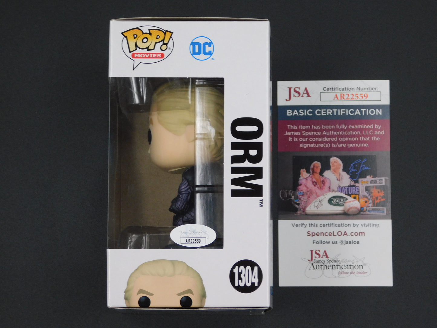 Patrick Wilson Signed Autographed Vinyl Funko Pop! 1304 Orm Aquaman JSA COA