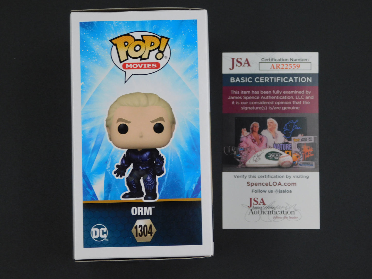 Patrick Wilson Signed Autographed Vinyl Funko Pop! 1304 Orm Aquaman JSA COA