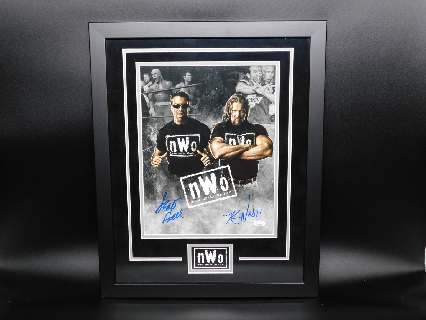 Kevin Nash Scott Hall Dual Signed Framed 11x14 Photo WWE WCW WWF NWO JSA COA