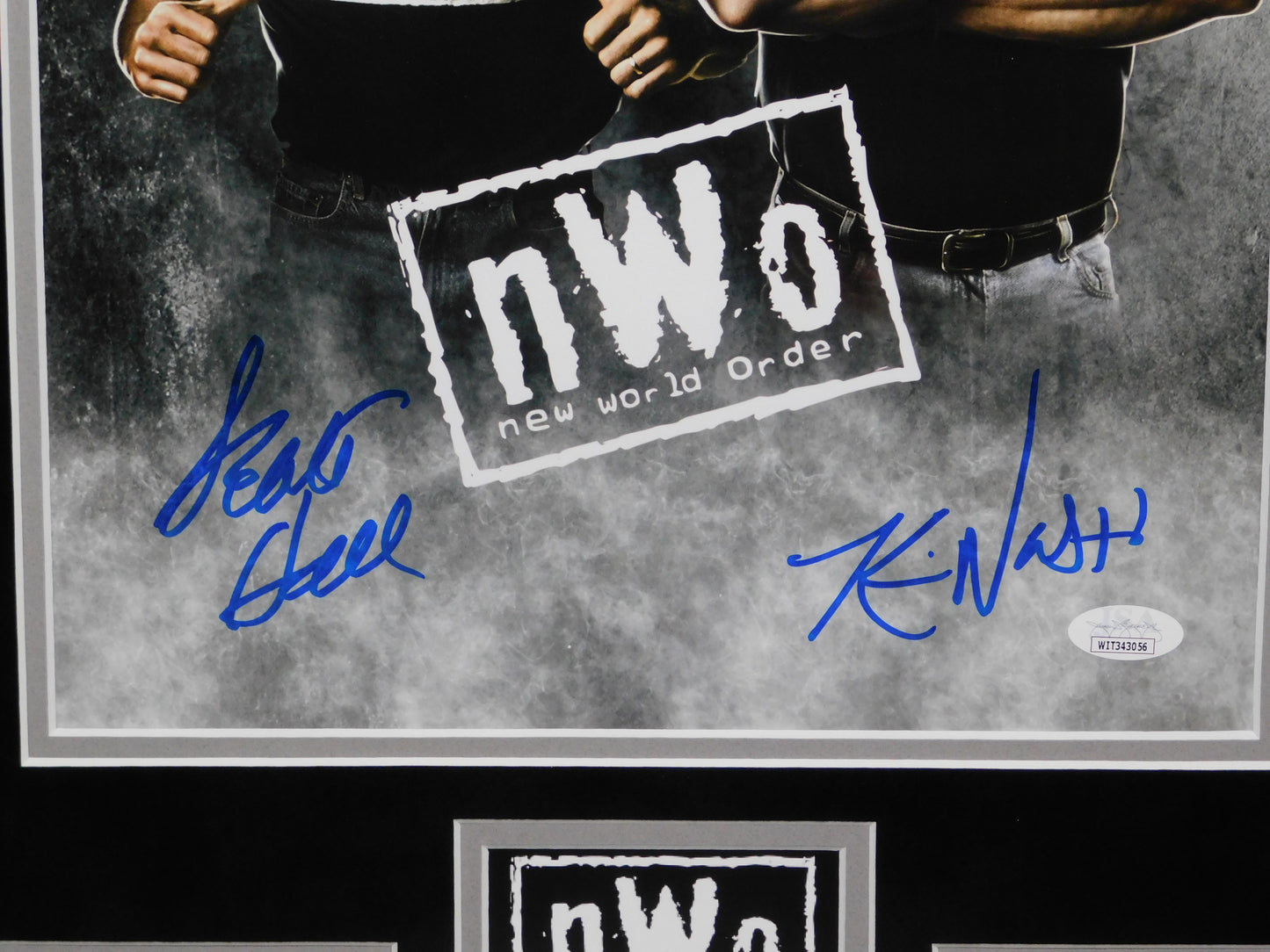 Kevin Nash Scott Hall Dual Signed Framed 11x14 Photo WWE WCW WWF NWO JSA COA