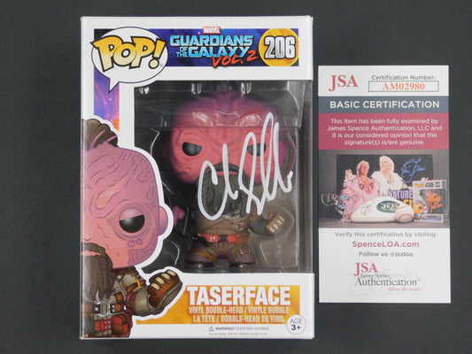 Chris Sullivan Signed Autographed Vinyl Funko Pop! 206 Taserface Guardians of the Galaxy Marvel JSA COA