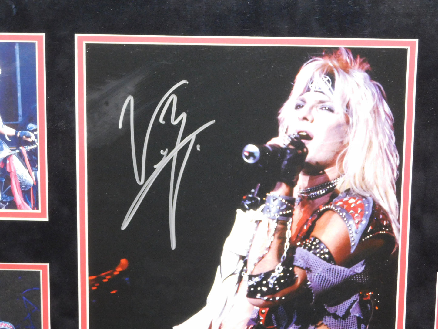 Vince Neal Signed Autographed Framed 11x14 Photo Motley Crue Exposed PSA DNA COA