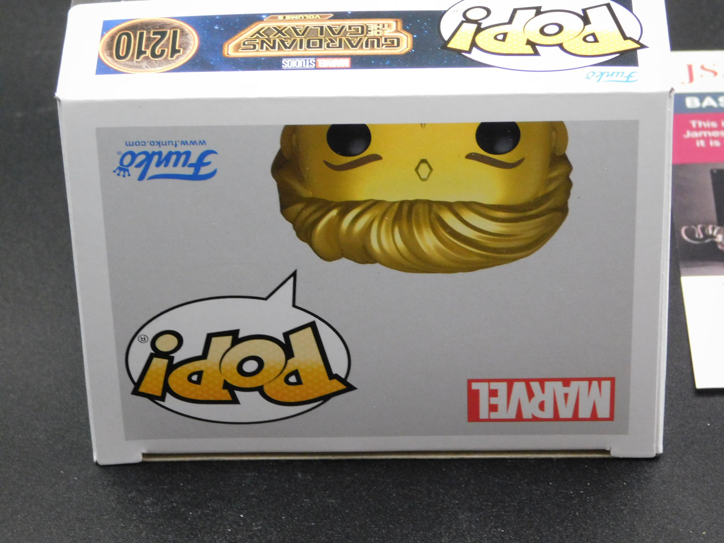 Will Poulter Signed Autographed Vinyl Funko Pop 1206 Adam Warlock Guardians of the Galaxy Marvel JSA COA