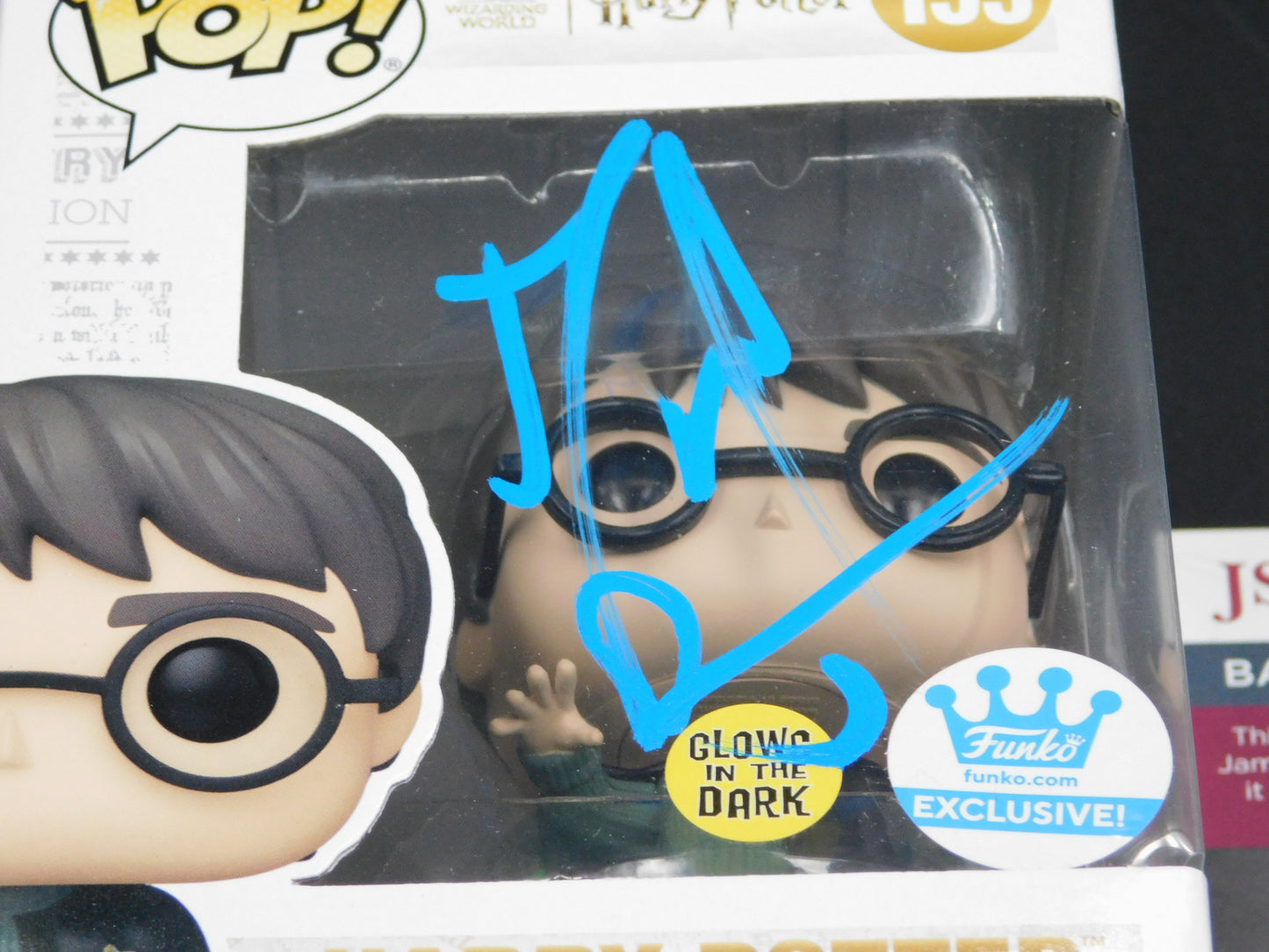 Daniel Radcliffe Signed Autographed Funko Pop 153 Exclusive GITD Harry Potter JSA COA