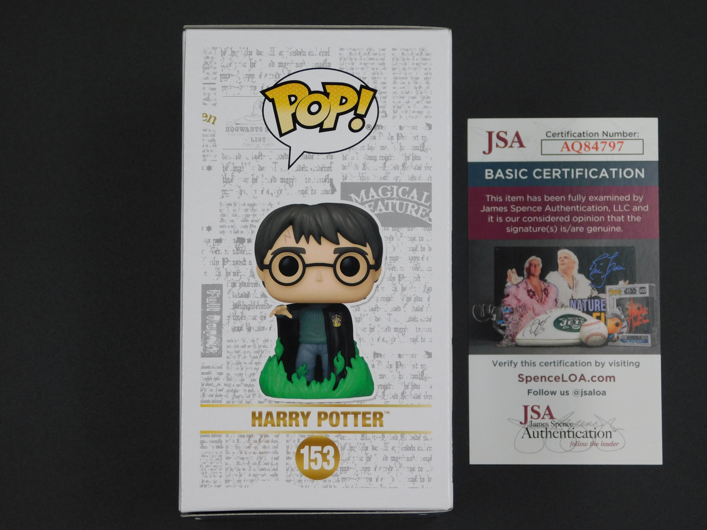 Daniel Radcliffe Signed Autographed Funko Pop 153 Exclusive GITD Harry Potter JSA COA