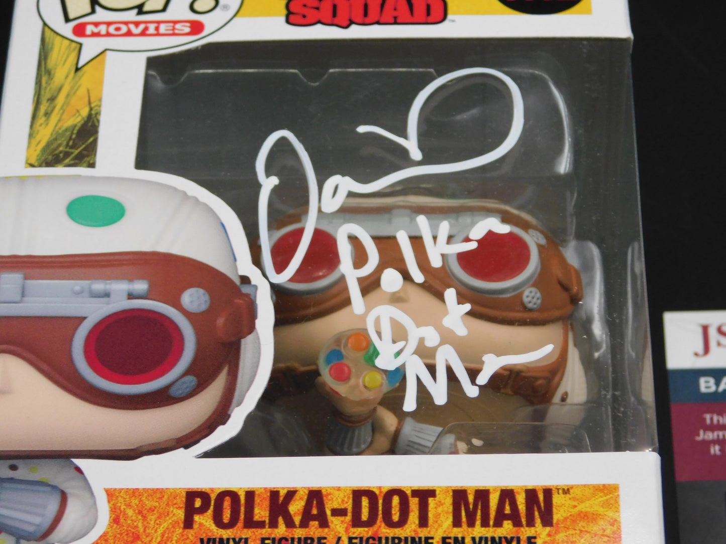 David Dastmalchian Signed Autographed Funko Pop! 1112 Polka-Dot Man Suicide Squad JSA COA