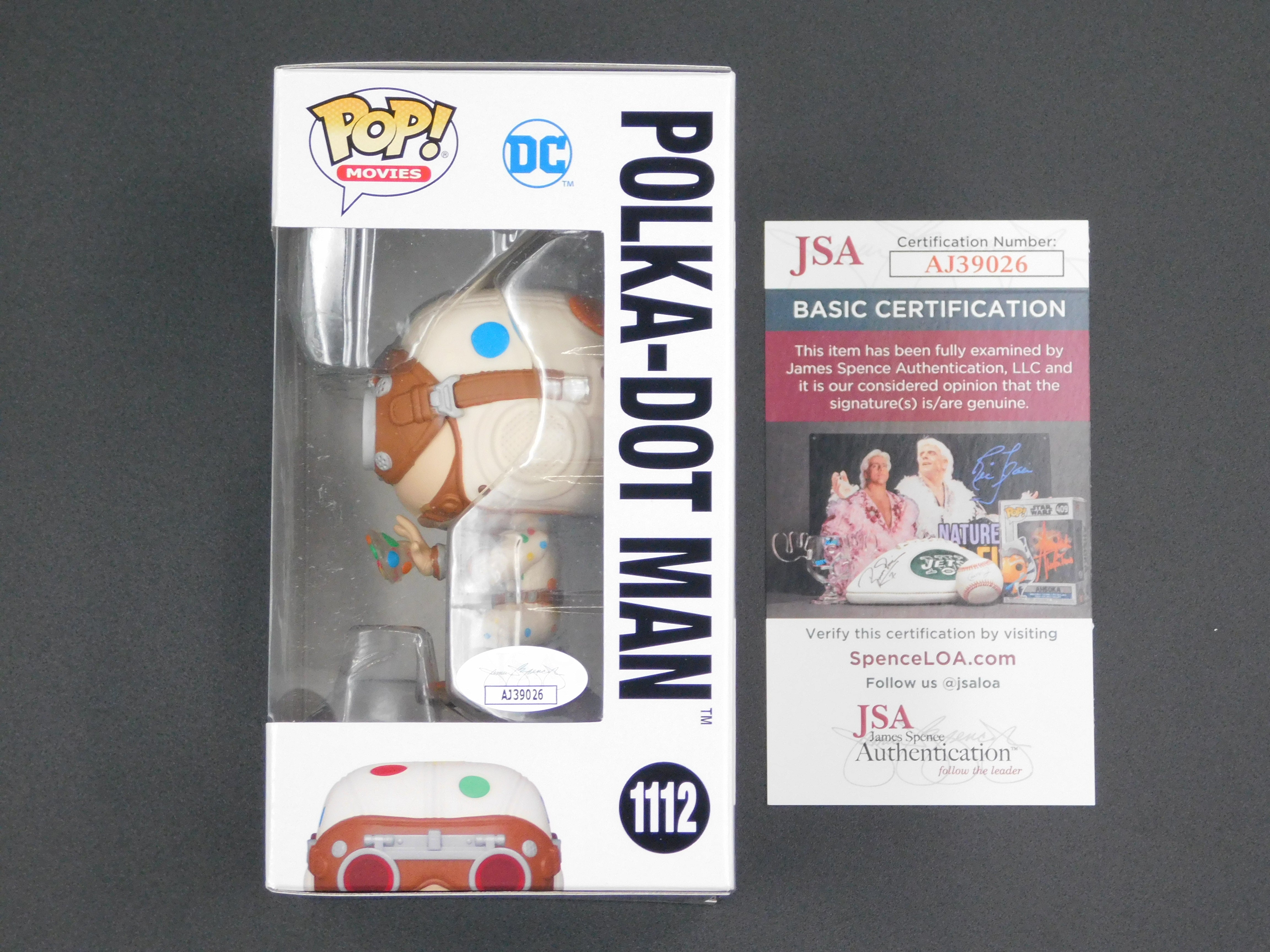 Polka-Dot Man AUTOGRAPHED 2024 Funko Pop