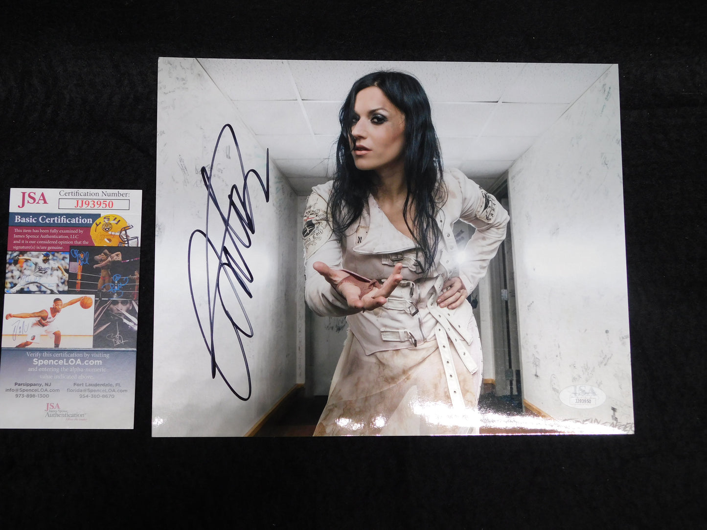 Cristina Scabbia Signed / Autographed 8x10 Photo JSA COA