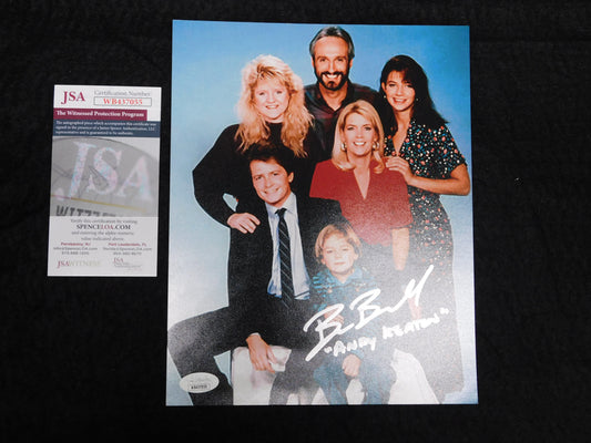 Brian Bonsall Signed / Autographed 8x10 Photo Family Ties JSA COA