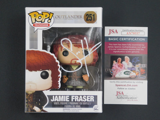 Sam Heughan Signed Autographed Funko Pop! 251 Jamie Fraser Outlander JSA COA