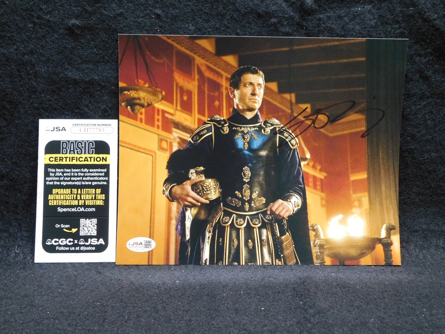 Sasha Roiz Signed / Autographed 8x10 Photo Pompeii JSA COA